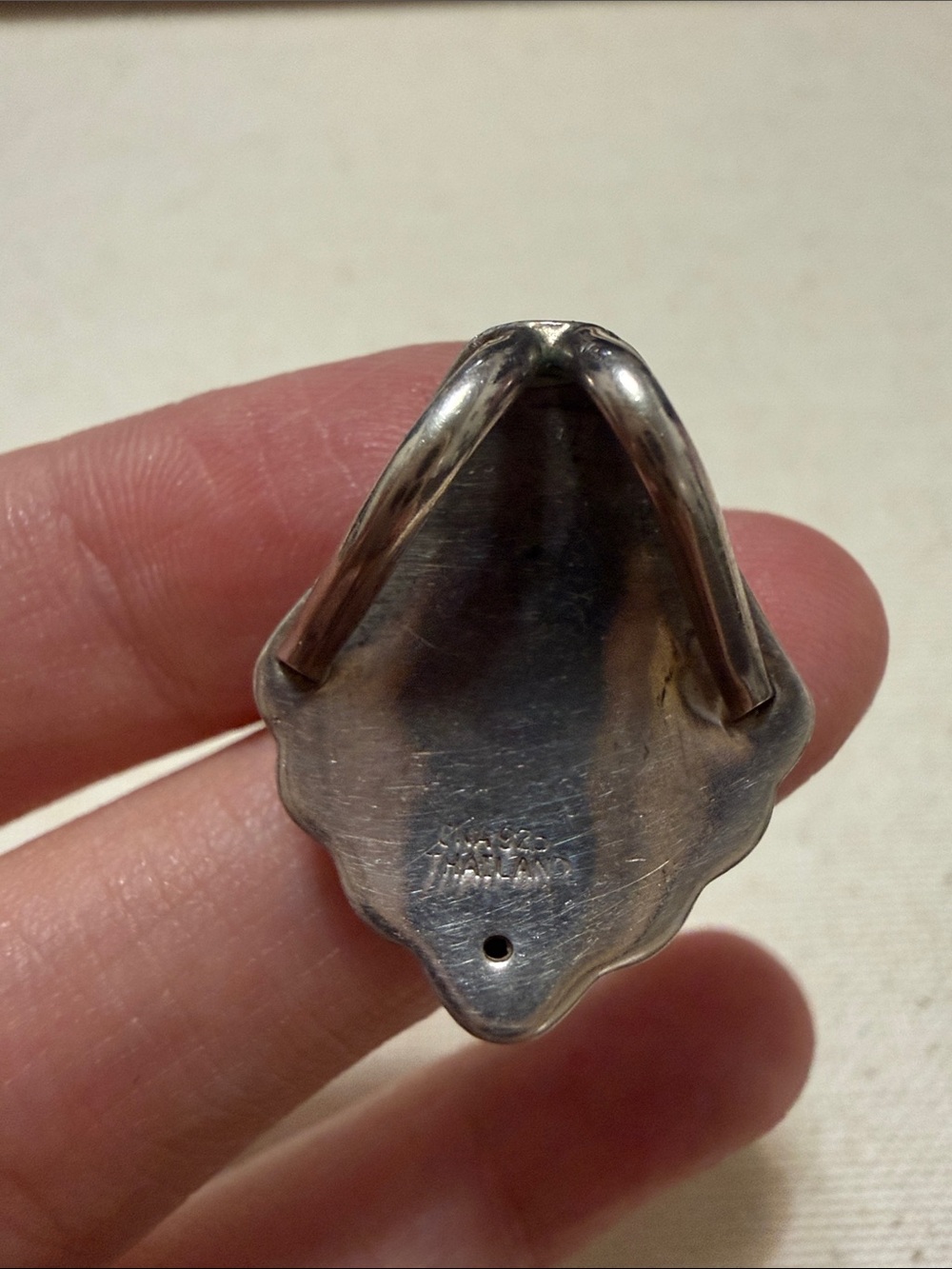 Sterling Silver 925 Shell-Shaped Statement Pendant Necklace 🐚 - Picture 7 of 10